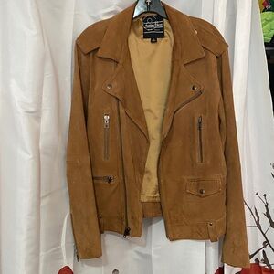 Treasure & Bond Brown Suede Men's Jacket